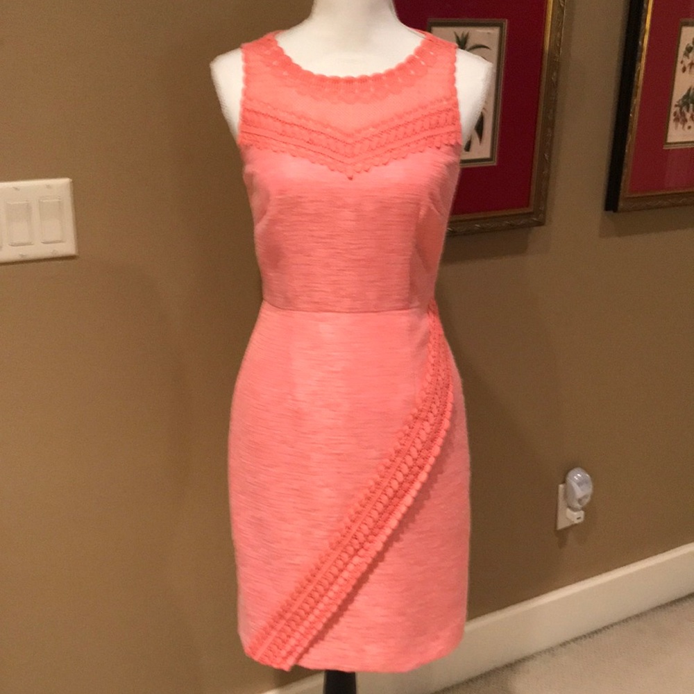 Katherine Kelly Coral Dress Size 2